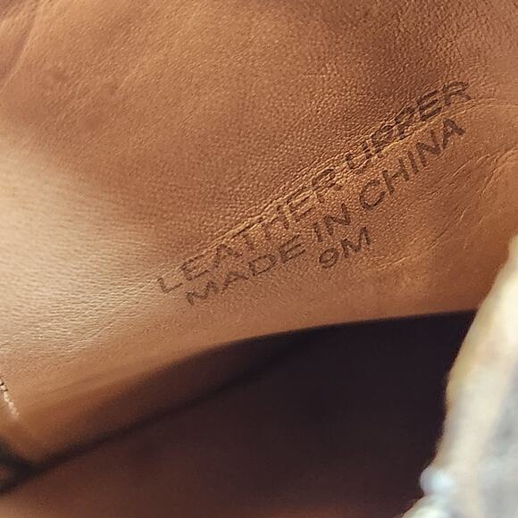 J Slides NYC Womens Mika Brown Leather Platform Slip On Sneakers Size 9 M Ankle - Picture 6 of 9